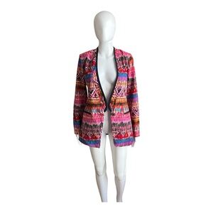 Spacegirly Colorful Women's Blazer Size M